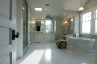 Green bathroom