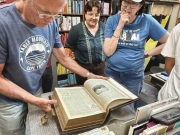 100-year-old Family Bible restored for Friends of the Library