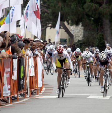 Erica Allar pulls away to win the women’s pro 1-2 race. Photo 