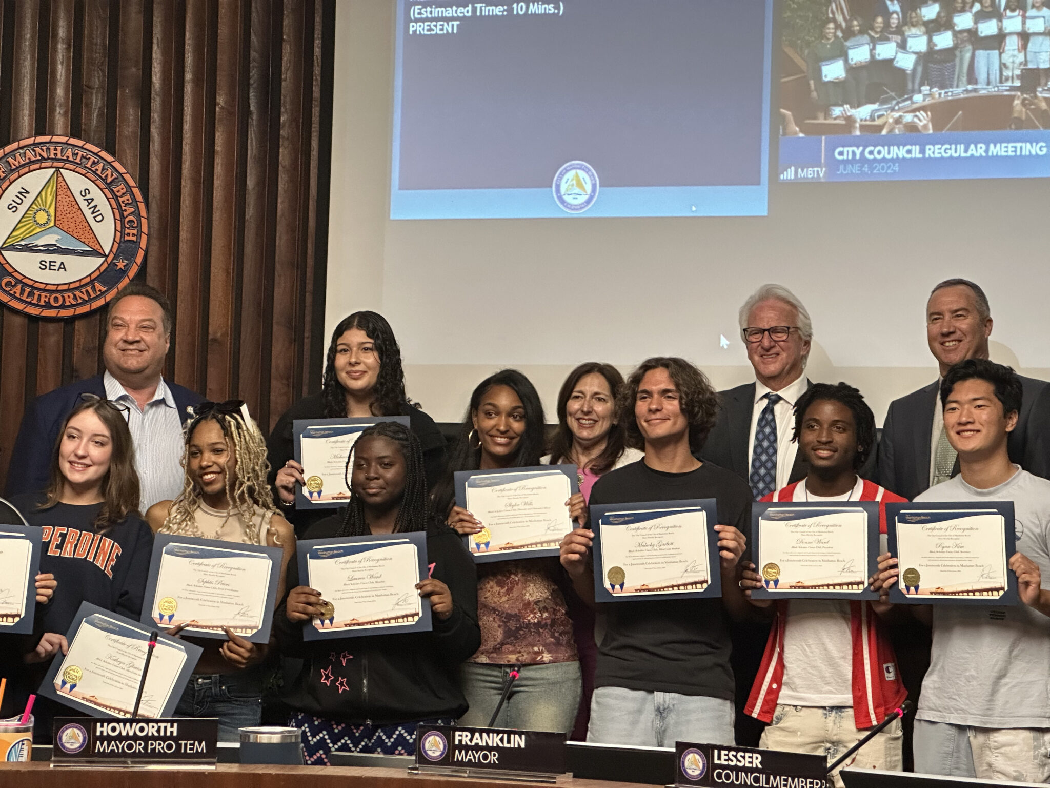 Black Scholars Union: Mira Costa students helped Manhattan Beach ...