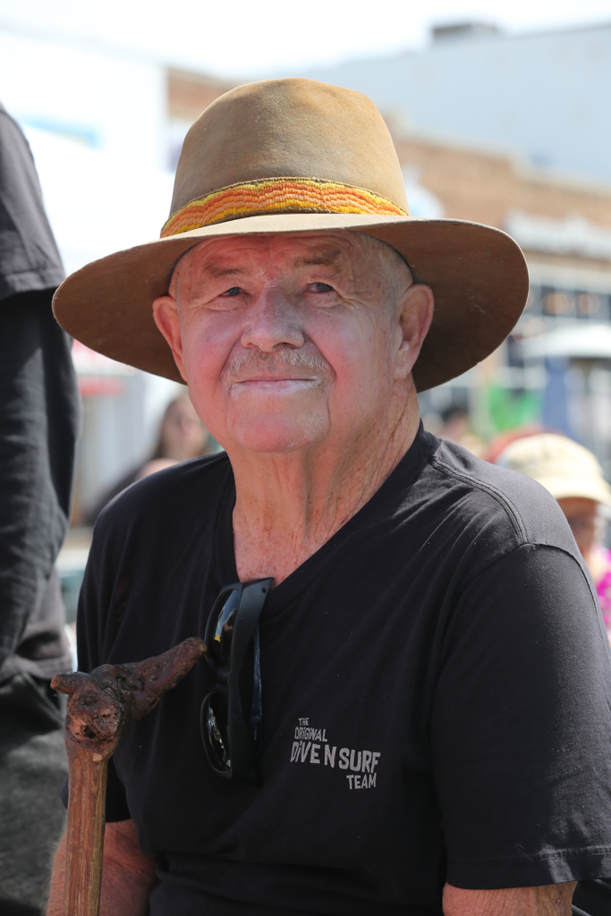 Inaugural 2003 Surfer Walk of Fame inductee Mike Purpus. Photo by Mike Balzer