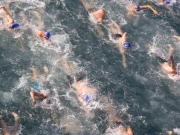 Van Dijk, Cummings win Dwight Crum Pier-to-Pier swim