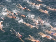 Van Dijk, Cummings win Dwight Crum Pier-to-Pier swim